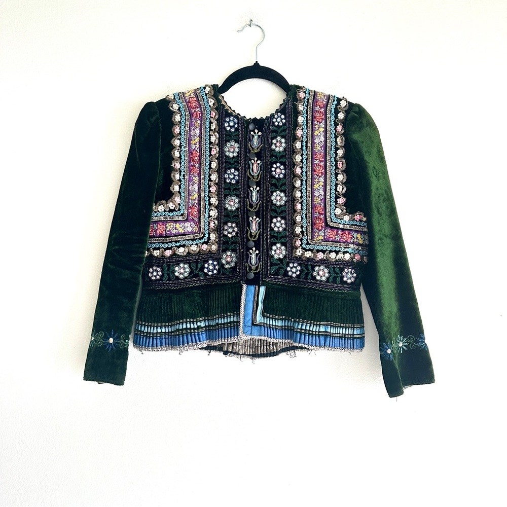 Vintage Embroidered Folk Jacket